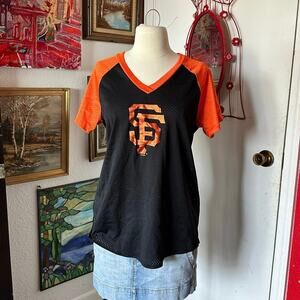 san Francisco giants black orange jersey shirt